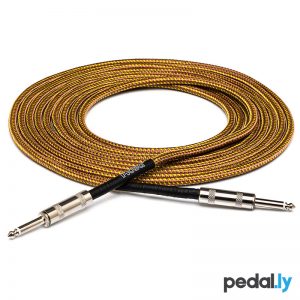 Hosa Straight-Same Tweed Guitar Cable from Pedally GTR-518