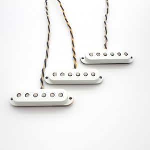OSSC Surfs Up Pickups Set of 3 (Bridge, Middle, Neck - WHITE COVERS)
