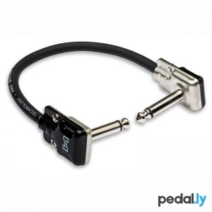 Hosa 6 inch Guitar Pedal Pro Patch Cable HGFP-000.5 from Pedally