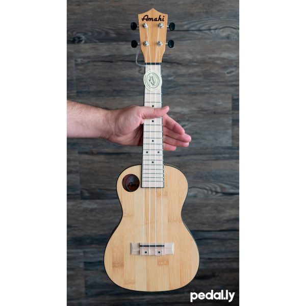 Amahi Concert Size Bamboo Ukulele from Pedally