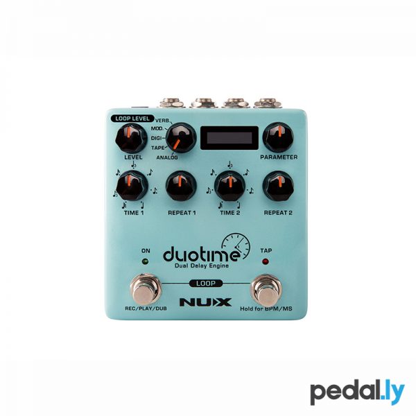 NUX Duotime Dual Delay Engine Pedal from Pedally