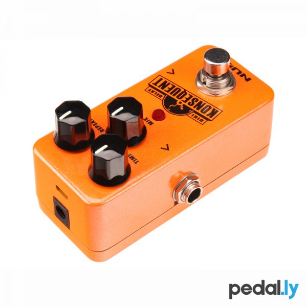 NUX Konsequent Digi Delay Pedal from Pedally top view