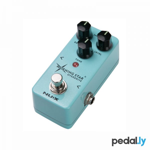 NUX Morning Star Overdrive Pedal from Pedally side view