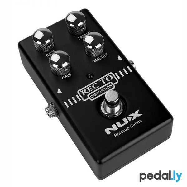 NUX Recto Distortion Pedal from Pedally side view