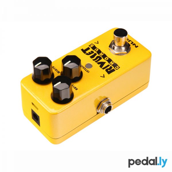 NUX Rivulet chorus pedal from Pedally top view