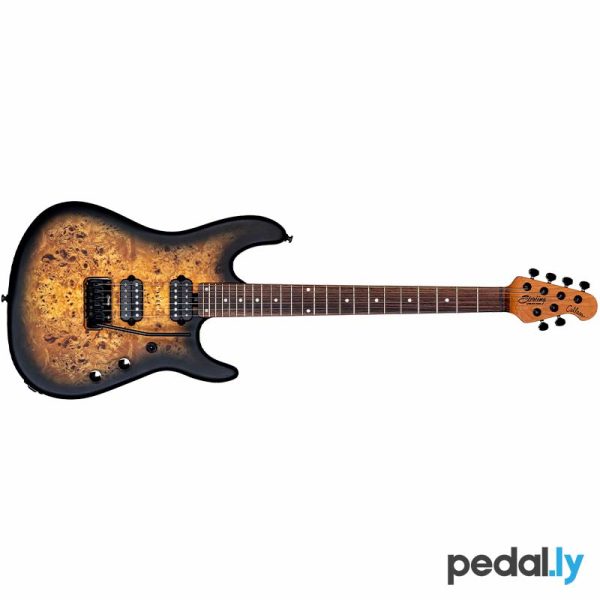 Sterling Jason Richardson cutlas 6-string guitar from Pedally Richardson6-NPB full view