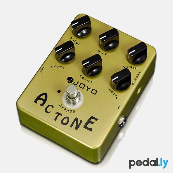 joyo ac tone vintage tube amp sim pedal jf-13 ac30 pedally side view