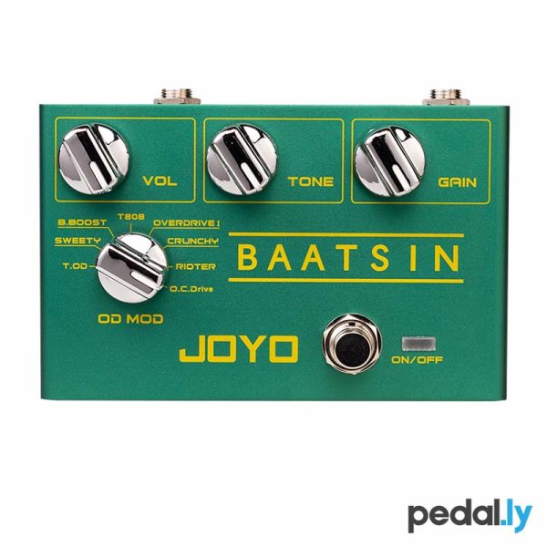 joyo baatsin pure analog overdrive and distortion pedal from pedally r-11