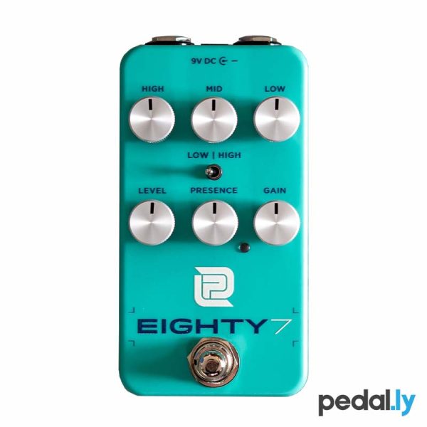 LPD Eighty7 Plexi Preamp Pedal from Pedally with the new top jacks