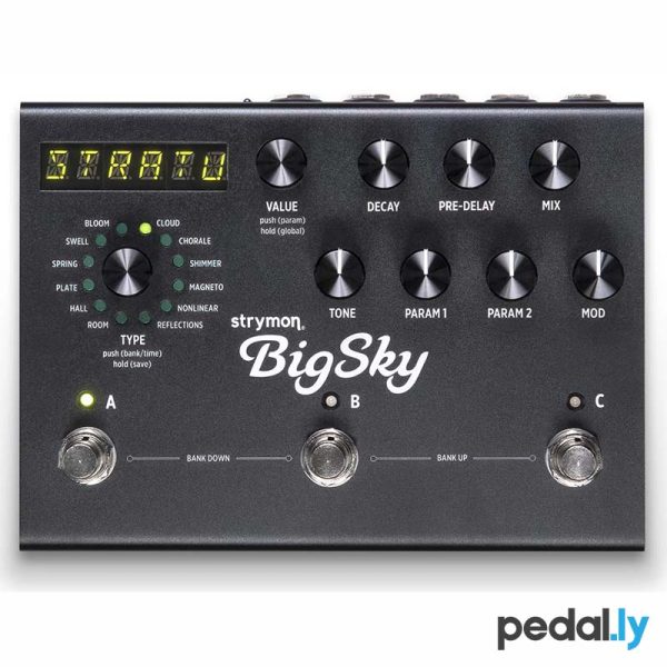 Strymon BigSky Midnight Edition Multidimensional Reverberator Reverb Pedal from Pedally Z12A-BSKY-ME