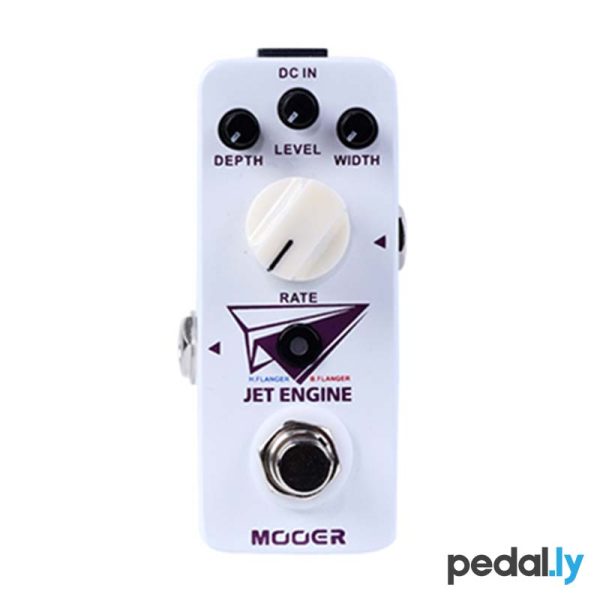 mooer jet engine flanger pedal from pedally ME-MFL-3