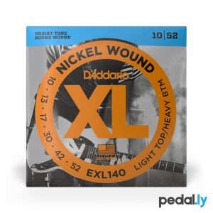 d'addario exl140 light top heavy bottom electric guitar strings from pedally