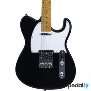 tagima tw-55-bk black t-style electric guitar from pedally