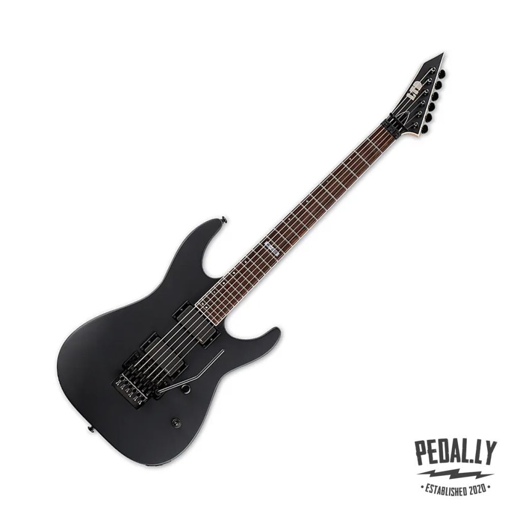 ESP LTD M400 BLKS/EMG Electric Guitar Black Satin Finish EMG Pickups