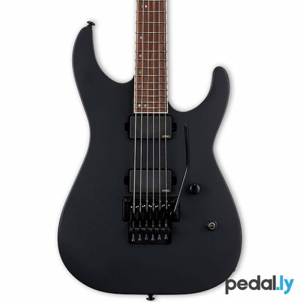 ESP LTD M-400 BLKS/EMG Electric Guitar Black Satin Finish EMG Pickups from Pedally