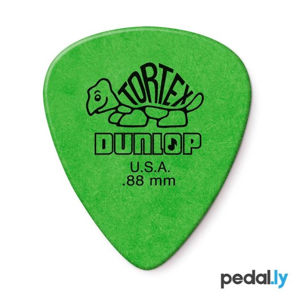 Dunlop Tortex® Standard Pick .88mm - 12 Pack from Pedally 418P088 418P.88