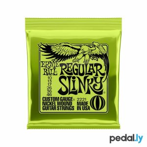 Ernie Ball Regular Slinky Nickel Wound Electric Guitar Strings 10-46 Gauge from Pedally P02221