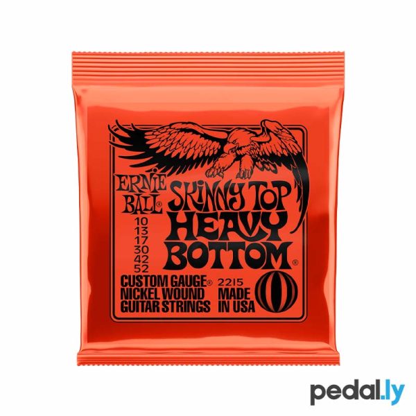 Ernie Ball Skinny Top Heavy Bottom Slinky Nickel Wound Electric Guitar Strings 10-52 Gauge from Pedally P02215