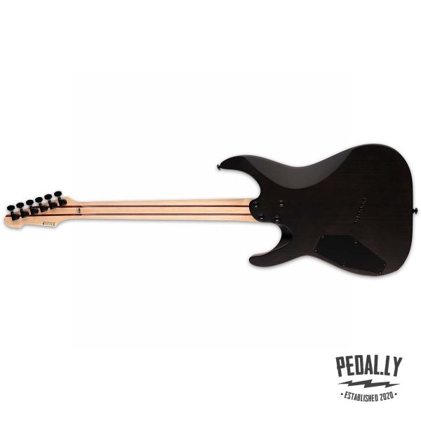 ESP LTD M-1000 Multi-Scale See Thru Black Satin Electric Guitar from Pedally LM1000MSFMSTBLKS back