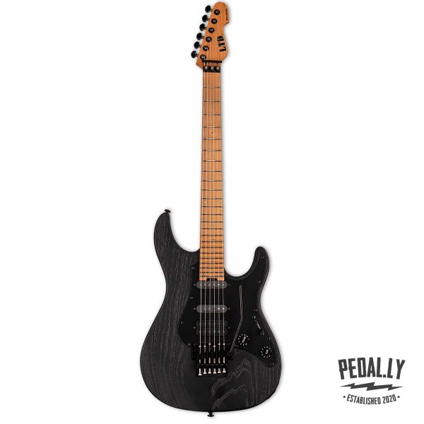 ESP LTD SN-1000FR Black Blast Electric Guitar from Pedally LSN1000FRMBLKBLAST