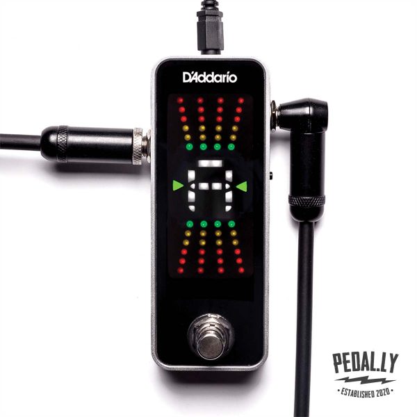 D'Addario Chromatic Pedal Tuner from Pedally PW-CT-20 connected