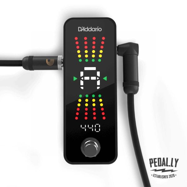 D'Addario Chromatic Pedal Tuner Plus from Pedally PW-CT-23 connected