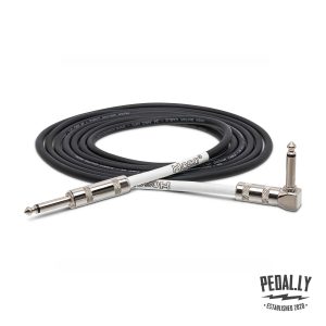 Hosa Guitar Cable - 20 ft - Straight to Right from Pedally GTR-220R