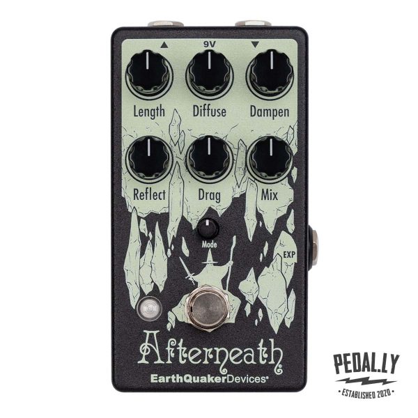 EarthQuaker Devices Afterneath V3 Enhanced Otherworldly Reverberator Reverb Pedal from Pedally