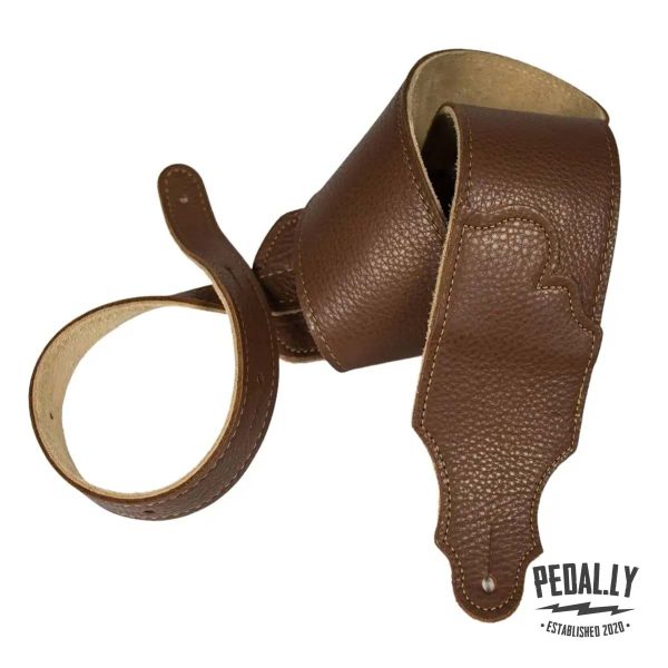 Franklin 3" Original Natural Glove Leather Guitar Strap - Caramel from Pedally FSW-CA-G