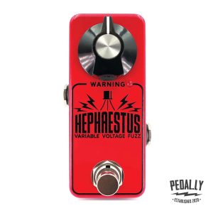 Mythos Hephaestus Mini Variable Voltage Fuzz Pedal from Pedally