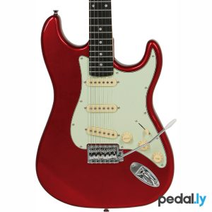 Tagima TG 500 Candy Apple Red Electric Guitar TG500-CA-DF-WH