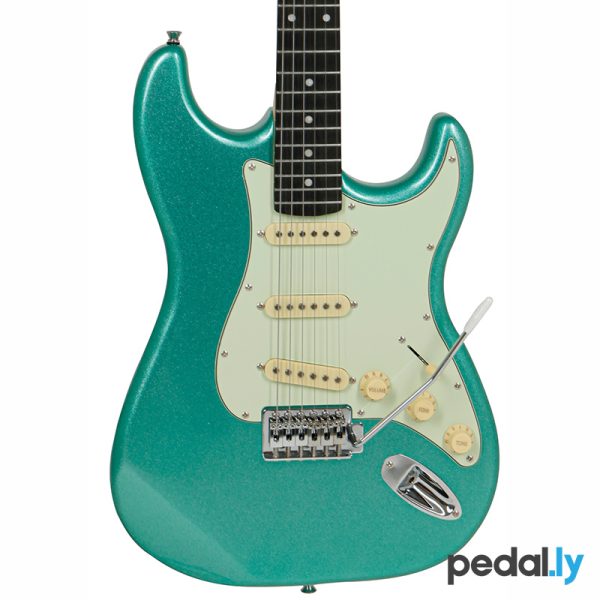 Tagima TG 500 Metallic Surf Green Electric Guitar from Pedally TG500-MSG-DF-MG