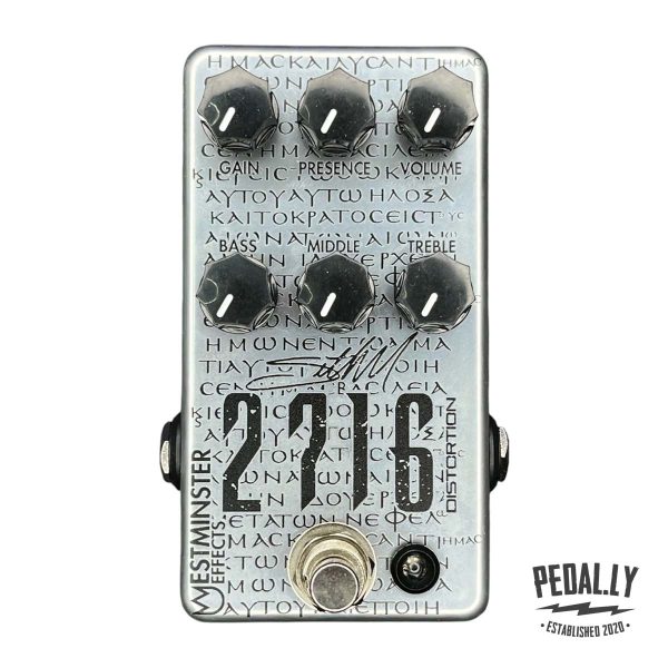 Westminster Effects Seth Morrison 2716 Distortion V2 Pedal from Pedally