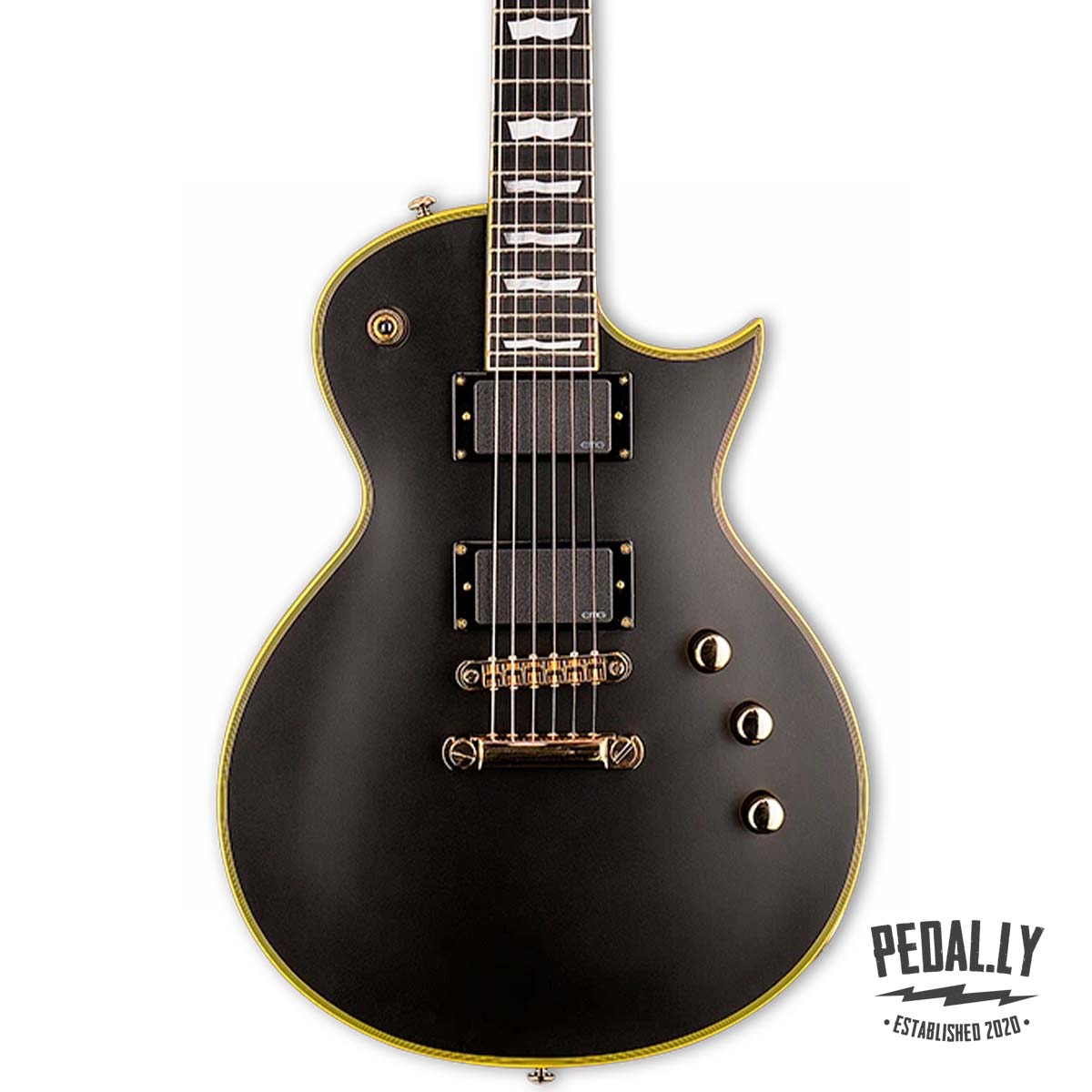 ESP LTD EC-1000 Vintage Black Electric Guitar from Pedally LEC1000VB