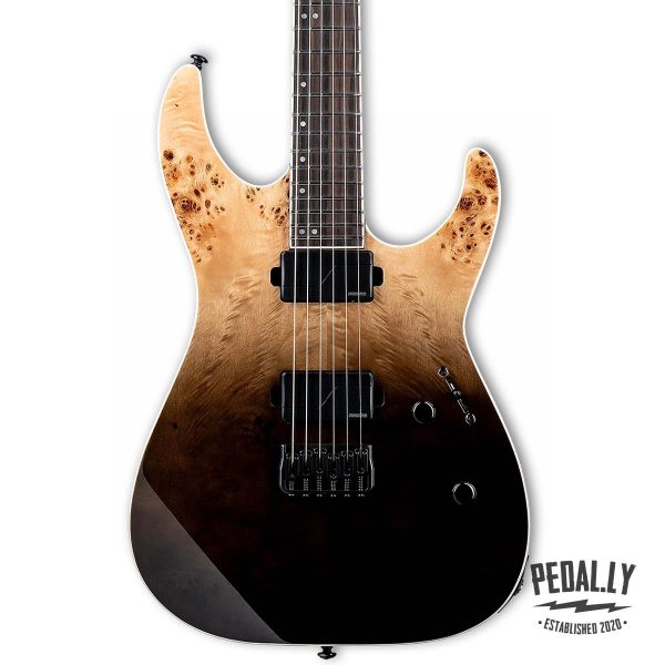 LTD M-1000HT Black Natural Fade Electric Guitar W/FREE CASE from Pedally LM1000HTBPBLKFD