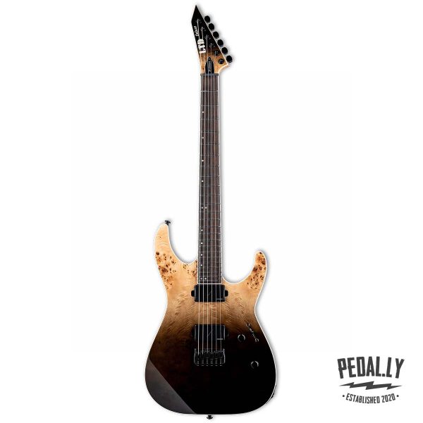 LTD M-1000HT Black Natural Fade Electric Guitar W/FREE CASE from Pedally LM1000HTBPBLKFD full