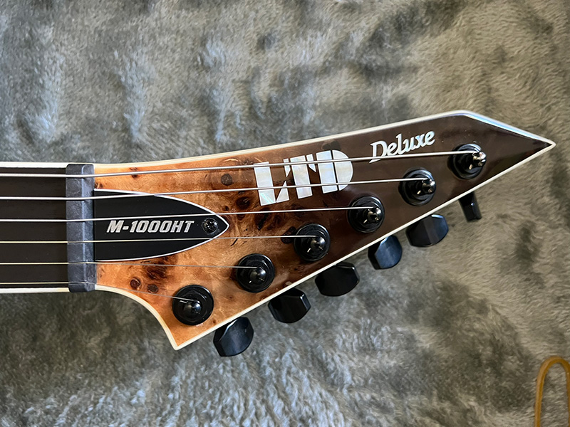 M-1000MH Burled Poplar Headstock