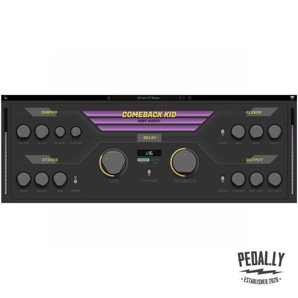 Baby Audio Comeback Kid Delay Plugin from Pedally