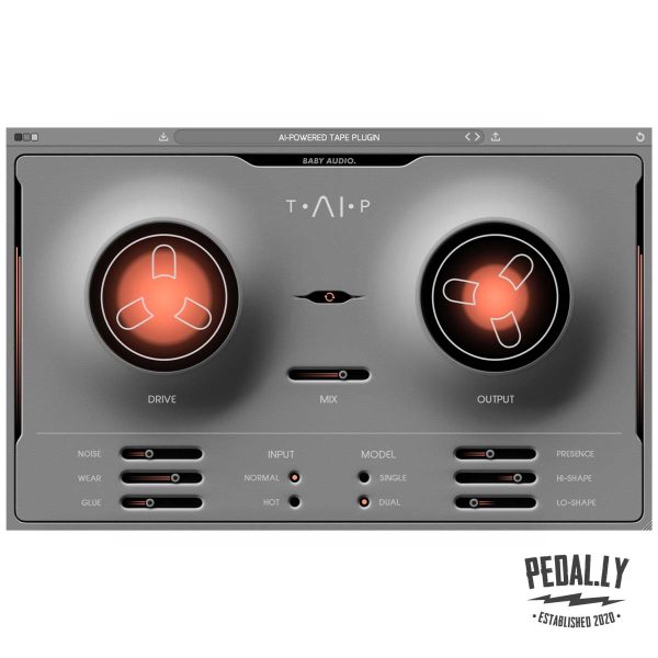 Baby Audio TAIP AI-Powered Tape Saturator Plugin from Pedally