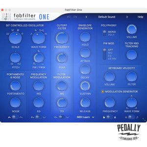 FabFilter One Synthesizer Plugin from Pedally