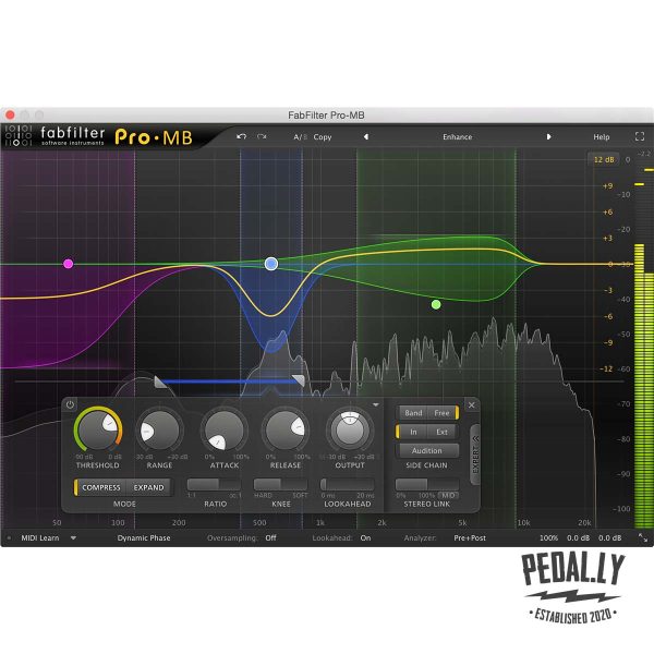 FabFilter Pro-MB Multiband Compressor Plugin from Pedally