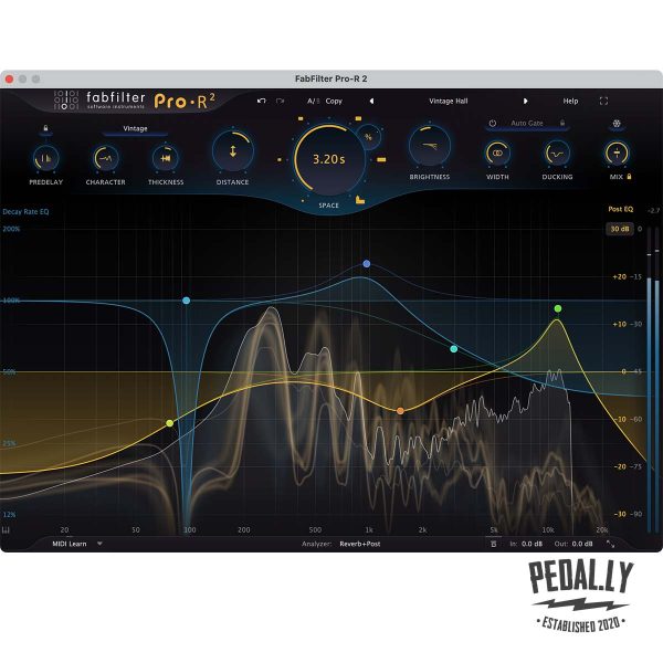 FabFilter Pro-R 2 Reverb Plugin from Pedally
