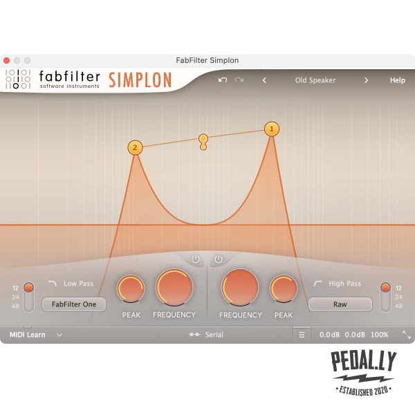 FabFilter Simplon Filter Plugin from Pedally