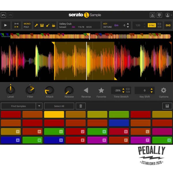 Serato Sample Sampling Plugin from Pedally