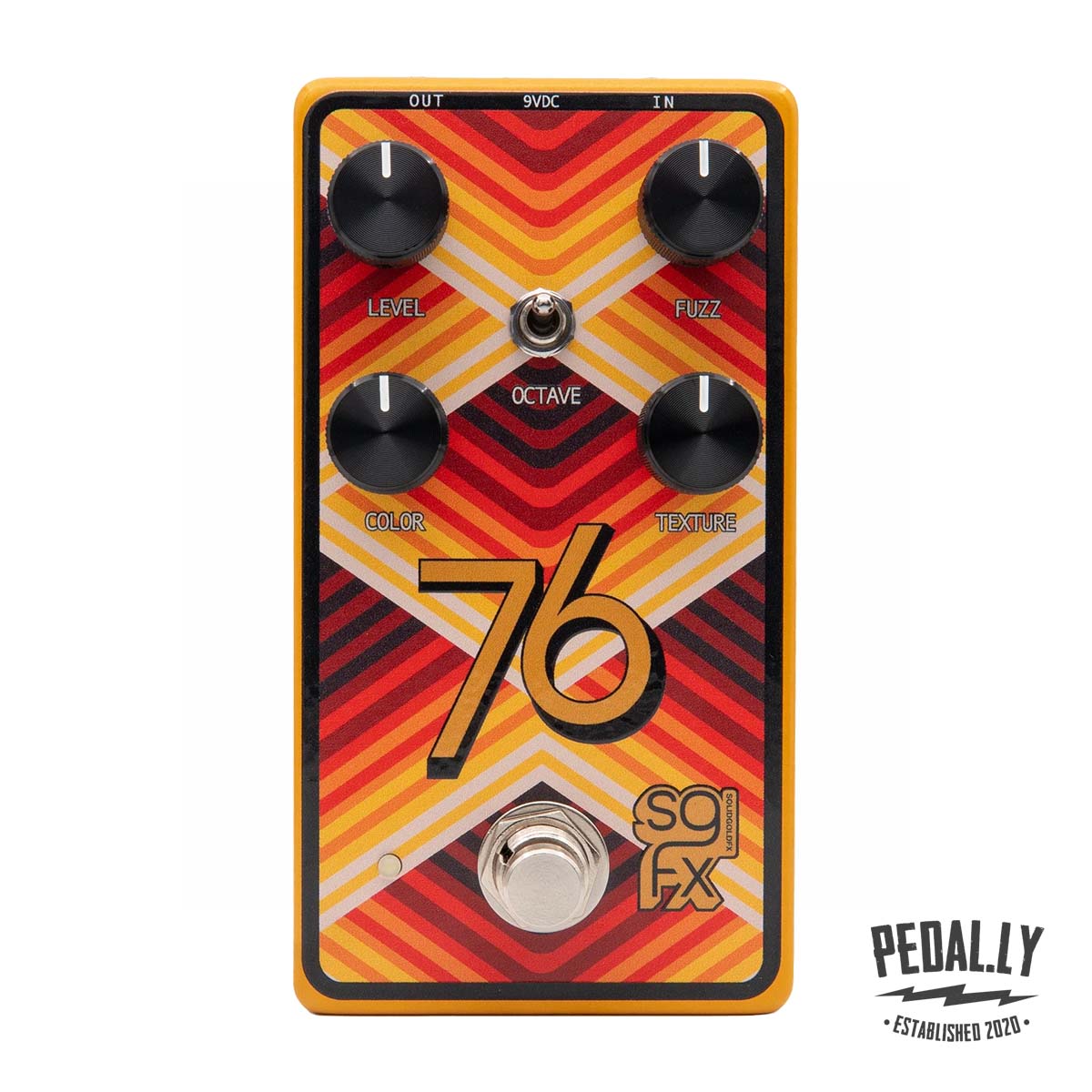 SolidGoldFX 76 MKII Octave Fuzz Pedal from Pedally