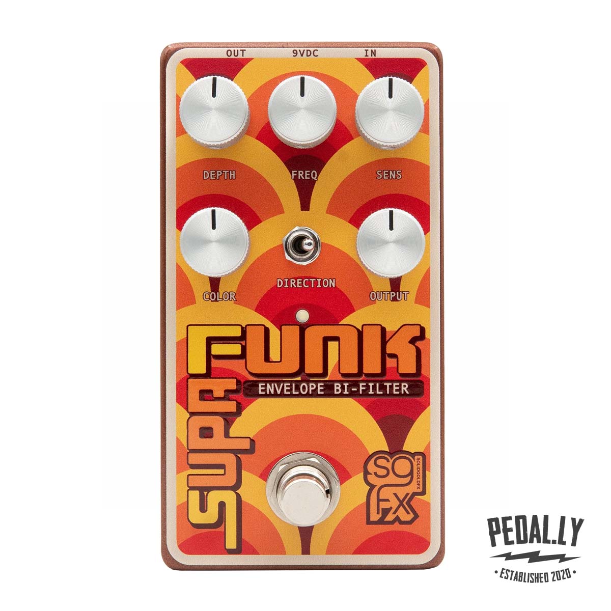 SolidGoldFX Supa Funk Envelope Bi-Filter Pedal from Pedally