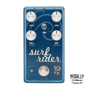 SolidGoldFX Surf Rider IV Spring Reverb Pedal from Pedally