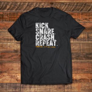 Kick.Snare.Crash.Repeat. - Charity Tee