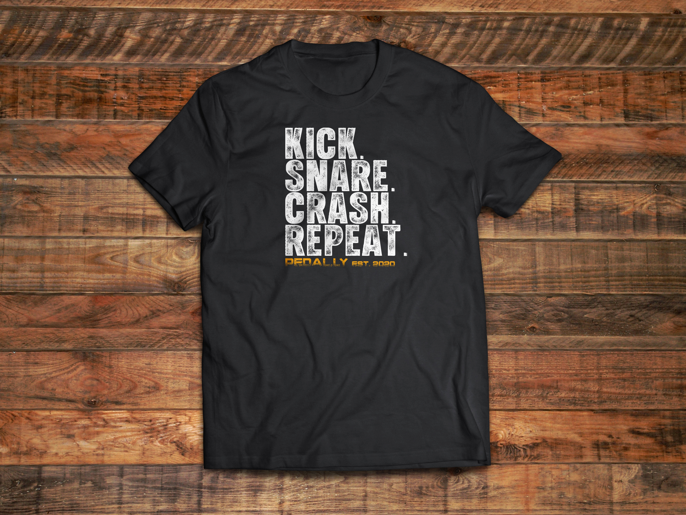 Kick.Snare.Crash.Repeat. - Charity Tee