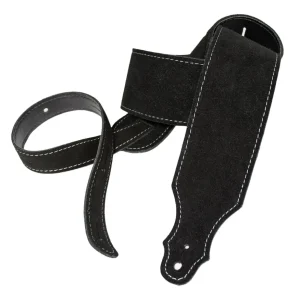Franklin 2.5" Purist Suede Guitar Strap - Black